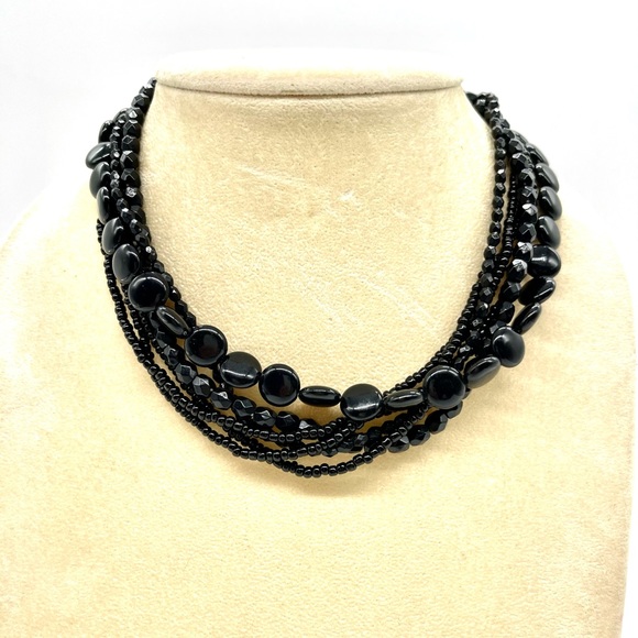 Premier Designs Multi Stand Mixed Beads Necklace - Picture 1 of 4